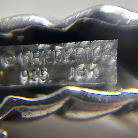 Frederick sterling and 18k necklace - Picture 3 of 3